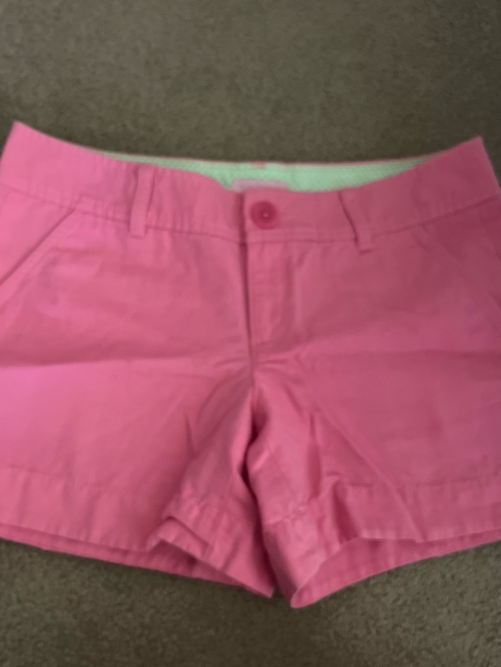 Lilly Pulitzer Bright Pink High-Rise Cotton Shorts